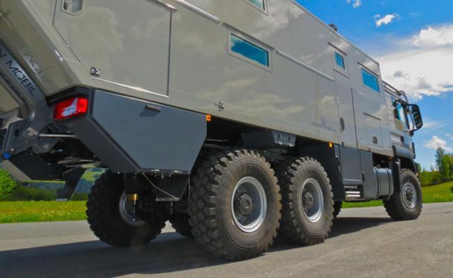 GLOBECRUISER 7500 - Familien-Expeditionsmobil mit 2 zusätzlichen Kinderbetten