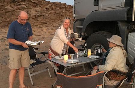 Abendessen in vertrautem Kreise