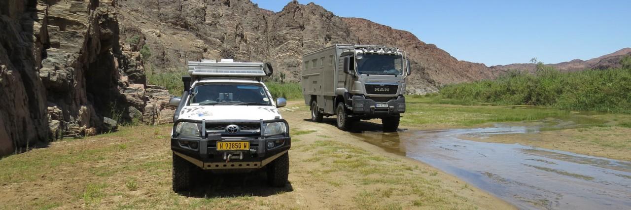 A travers le Kaokoveld avec l'Atacama