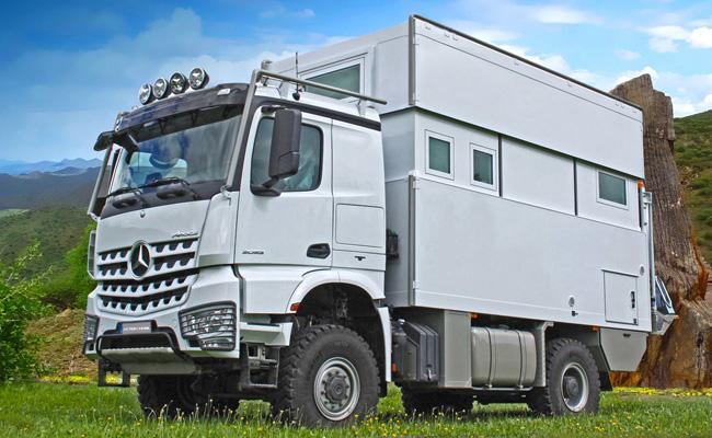 Auto-caravane pour le tour du monde ATACAMA 5000